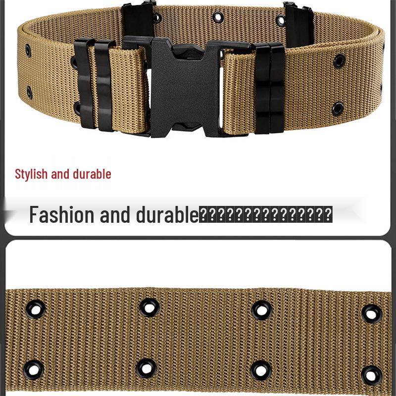 Blackhawk Tactical Men's Canvas Waist Belt: Outdoor Training & Casual Military Style