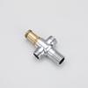 3 Way Home Office Key Angle Valve Faucet 1/2 90 Degree Lock Anti-theft Copper Angle Valve Taps Modern Design 3-Year Warranty