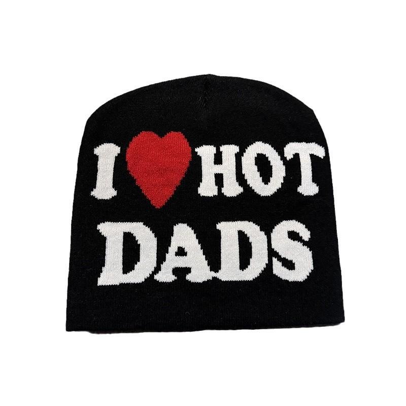 New Knitted Hat For Women With Embroidered Letter Design For Autumn Winter Warmth