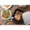 Made in Japan Takagi Glee-ru Removable Handle Grill Pan with Stainless Steel Lid and Handle, Square, 3-Piece Set