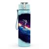 1PC Galaxy Nebula Space Cosmic Print 750ml Color Plastic Sports Water Bottle Leakproof Flip Straw Lid Suitable for Sports Office Home Use