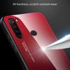 Mirror Gradient Tempered Glass Case For Xiaomi 11 Redmi Note 8 8T 7 6Pro 7A Note 10 Pro Protective Glass Cover For Redmi Note 9 Pro