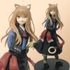 Spice And Wolf Horo PVC Anime Actionfiguren Modell Sammlung Ornament Anime Cartoon Modell Spielzeug Geschenk.