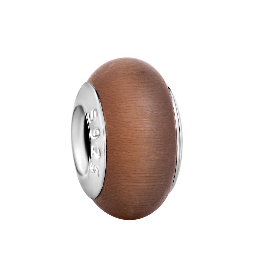 Trendy Copper Colorful Matte Murano Charm Fit Original Bracelet Cute Footprint Glass Beads Women Necklace Jewelry