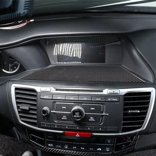For 2013-2017 Honda Accord Central Console Lower Panel Cover Trim Carbon Fiber