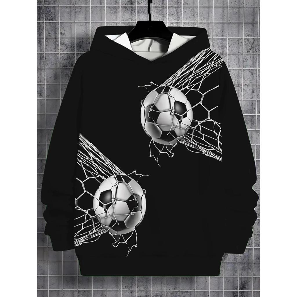 New anime hoodie,3D cartoon children's clothing for boys and girls, long-sleeved autumn clothing, suitable for children aged 5-14
