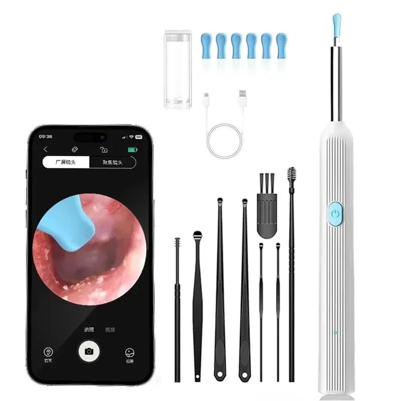 Durable And Safe Visual Ear Cleaner With Camera Led Lights 4.0Mm Lens Ear Wax Removal Tool Take Video Hd Earpick