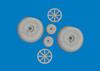 Eduard 1/48 Brassin P-40E Wheels with Diamond Treads (for Eduard) Plastic Model Parts EDU6481057 (Airplane)