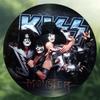 Vintage Metalowy Znak Blaszany Zespołu Kiss 8 Calowy Okrągły Dekor Ścienny do Domu Baru Kawiarni