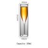 Heat-Resistant Double-Wall Mermaid Glass Cup for Champagne Beer Whiskey Cocktails Transparent Creative Bar Drinkware