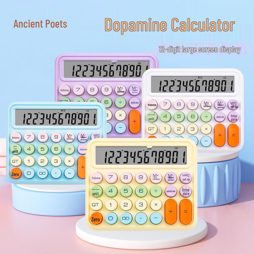 Dopamine Mechanical Keyboard with Voice Calculator - High Value for Office or Student Use