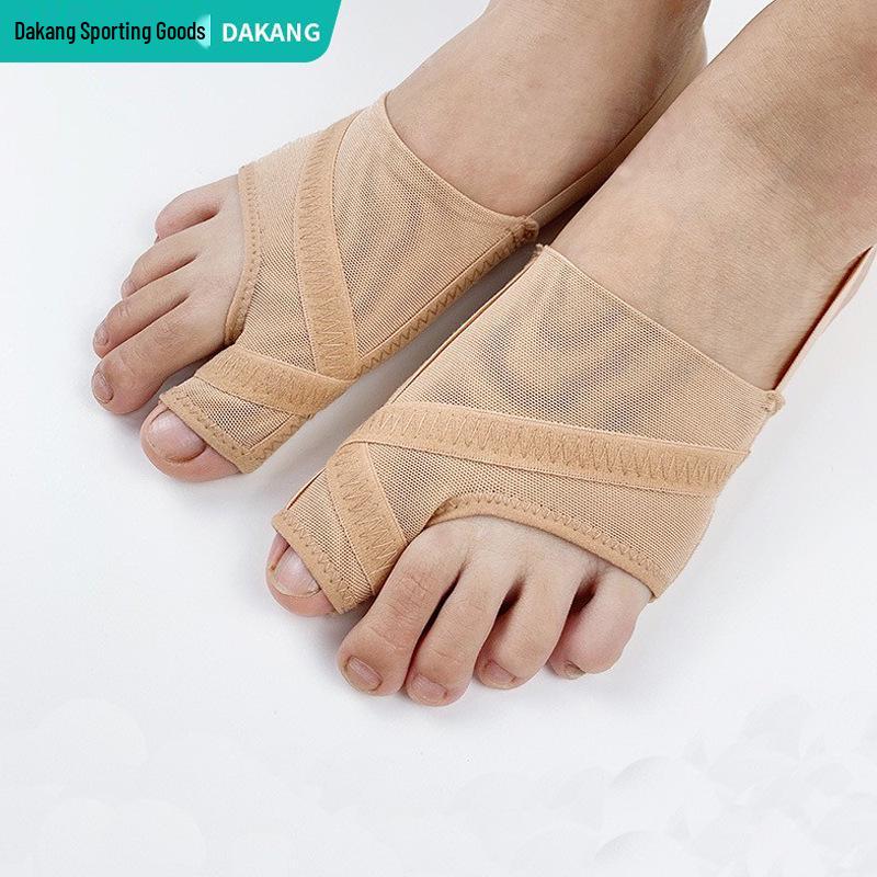 

Ультратонкие дышащие носки для коррекции косточки большого пальца стопы для ношения днем и ночью с обувью Backless S