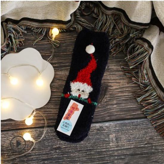 Șosete Drăguțe Desen Animat Femei Toamnă Iarnă Groase Calde de Podea Dormit Șosete Coral Velvet Termice Lolita Kawaii Șosete Cadouri de Crăciun