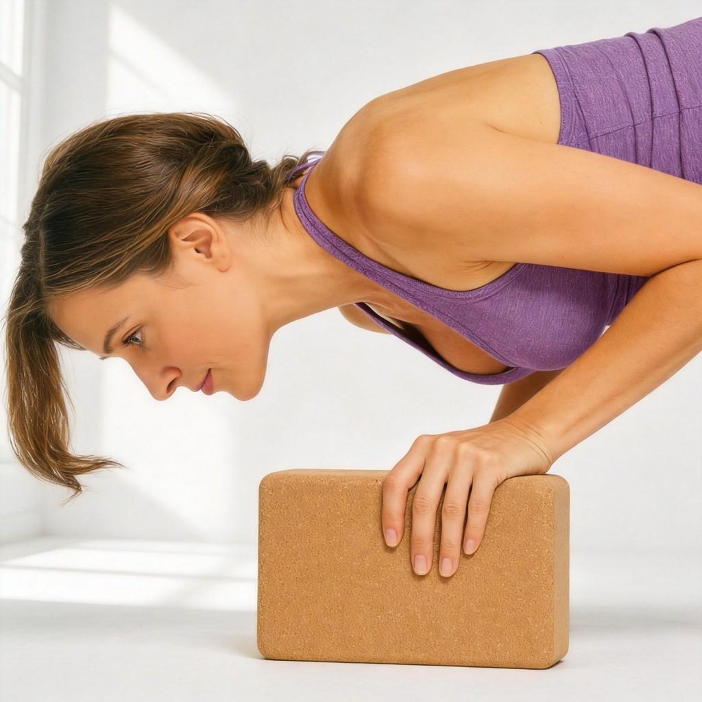 Yoga Block High Density Non Slip Support For Home Fitness And Stretching