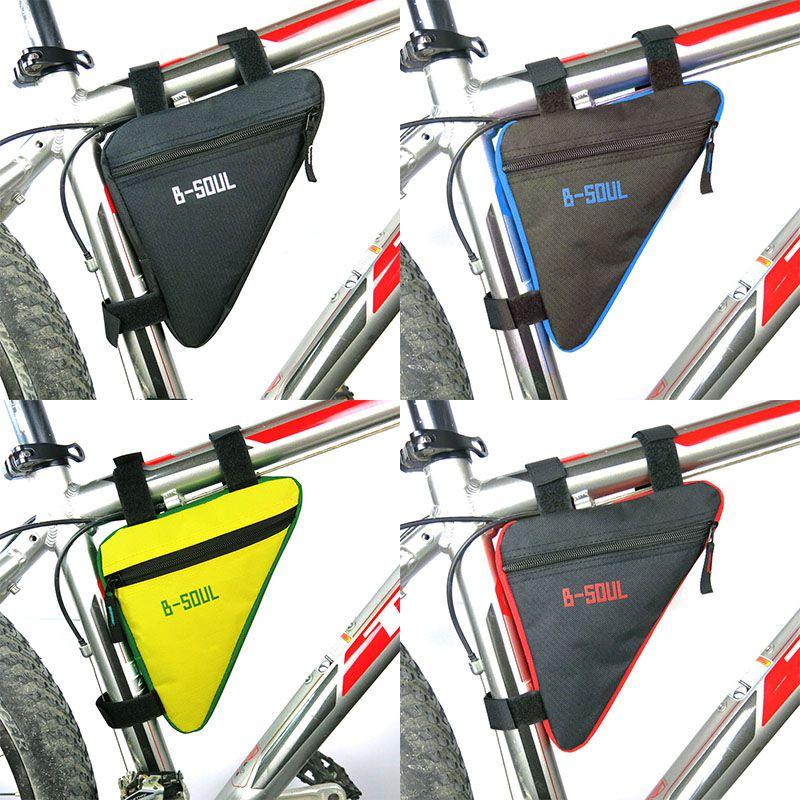 Rahmen Fahrradtasche Oberrohr Langlebiges Oxford-Material Dreieckige Fahrradtasche**