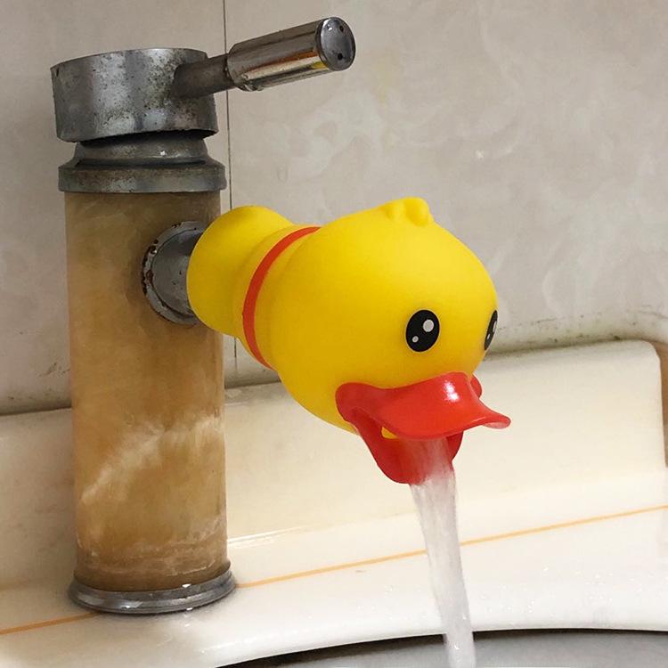 Cartoon Splash-Proof Faucet Extender for Kids' Hand Washing