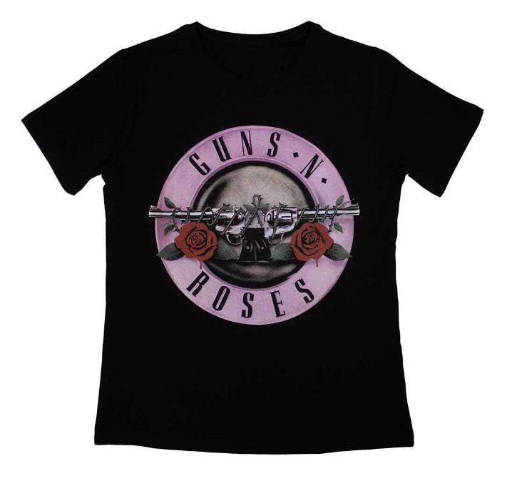 

Guns N’ Roses Classic Logo T-Shirt Vintage Rock Band Tee Women’s Graphic 4XL