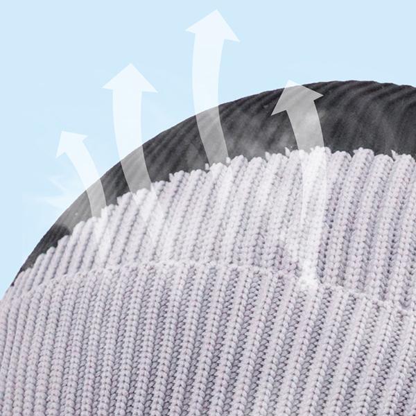 WTEMPO Ear Protection Elastic Knitted Hats Couple Windproof Cold-proof Warm Striped Hats Men's Autumn Winter Outdoor Cycling Skiing Hats