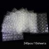 Double Side Nail Glue Sticker Adhesive Tabs for Fake Nails Supre Sticky Waterproof Breathable Nail Jelly Glue