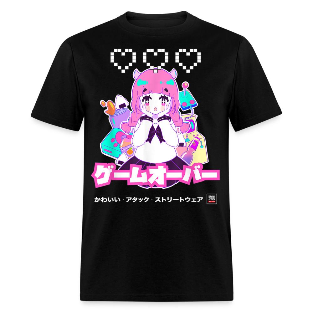 

Gaming Kawaii Japanese Anime Girl shirt 3 Heart Lives Retro T-Shirt size S-6XL 2XL