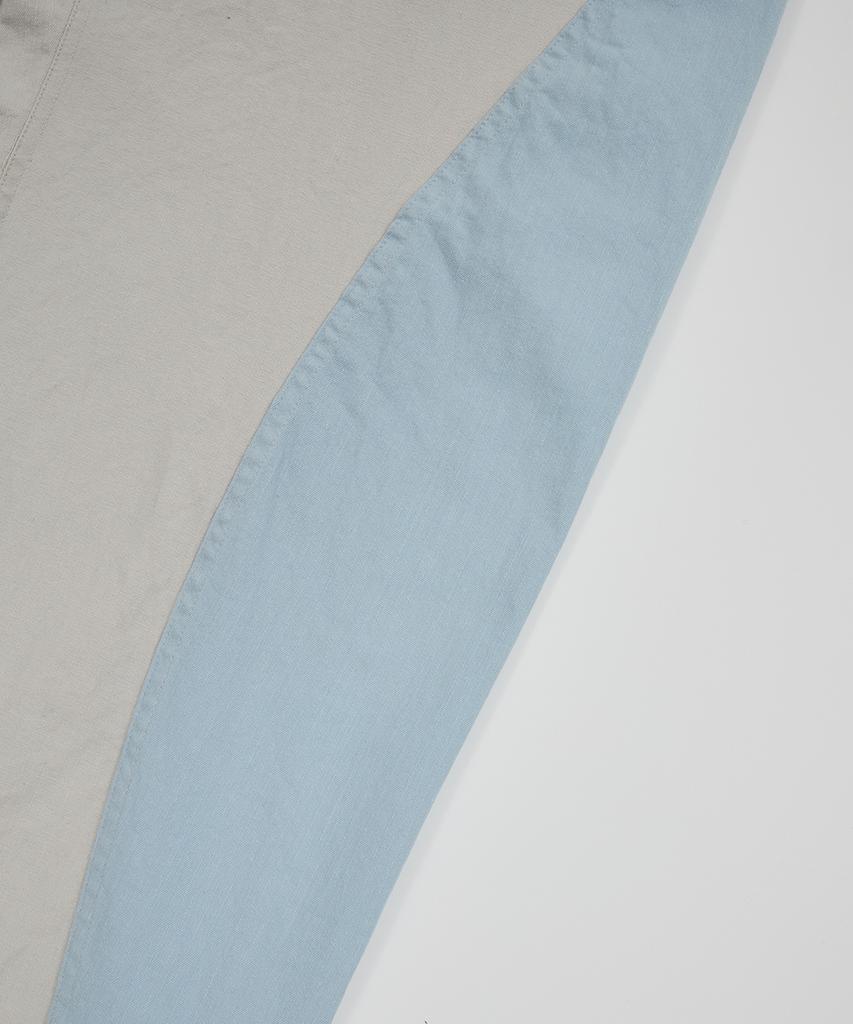 Sekeondeuweibeu Wave Pants [Gray/Sky Blue]
