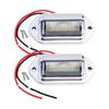 2pcs Truck Side Marker Lights 6 LED Bulbs 12V 24V For SUV Truck Trailer Van Tag Step Lamp Motorcycle Signal Lamp Universal