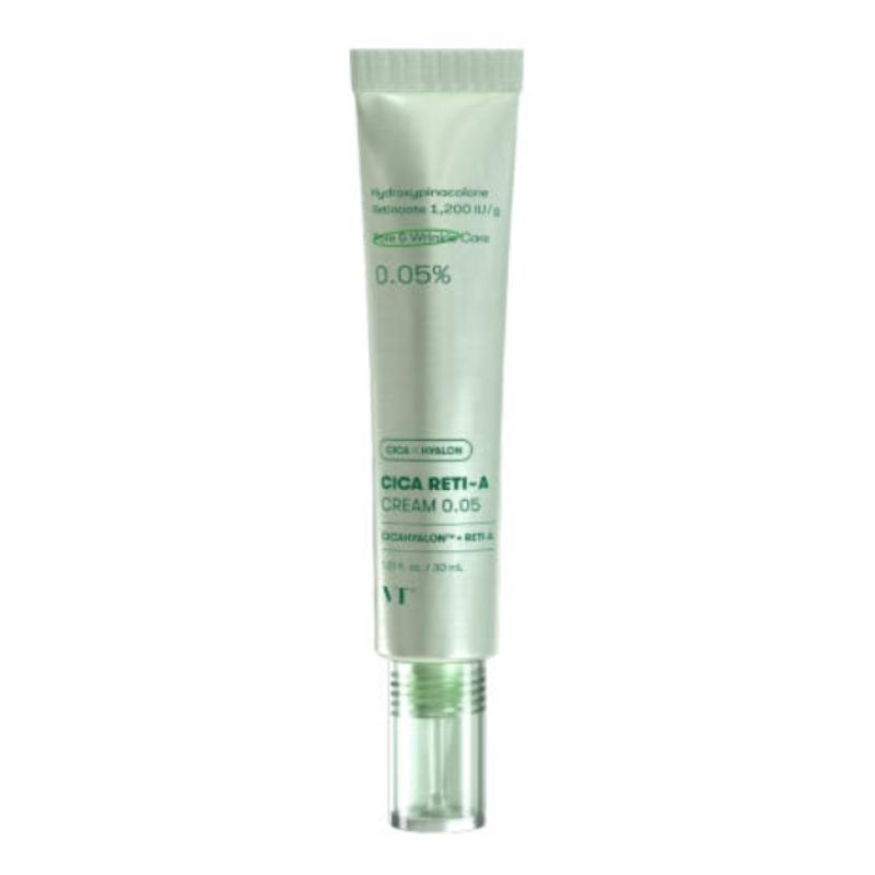 VT Cica Reti-A Crème 0.05 30ml – Hydratant Doux au Rétinol avec Cica pour Peau Sensible, Anti-Rides & Affinant les Pores