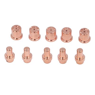 Set da 10 Pezzi Kit Ugelli Elettrodi Taglio Plasma Ricambi per Trafimet CB50