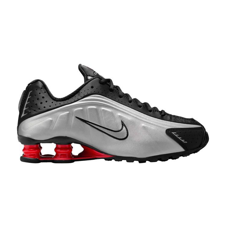 

Nike Женские кроссовки Shox R4 OG 2025 Серебристый Черный Светло-малиновый AR3565-011 36.5