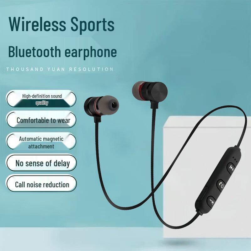 Wireless Mini Magnetic Bluetooth Earbuds: High-Fidelity, Long Battery Life, In-Ear Sport Design