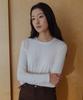 LAMINEZ Warm Long Sleeve T-Shirt - Ivory