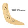 Magnet Therapy Insoles Breathable Foot Sole Massage Foot Pad for Healthy Care (Yellow L)