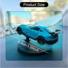 1/64 Dynamic Vehicle Car Model Center Decoration Turning And Tracking Universal Auto Accessories