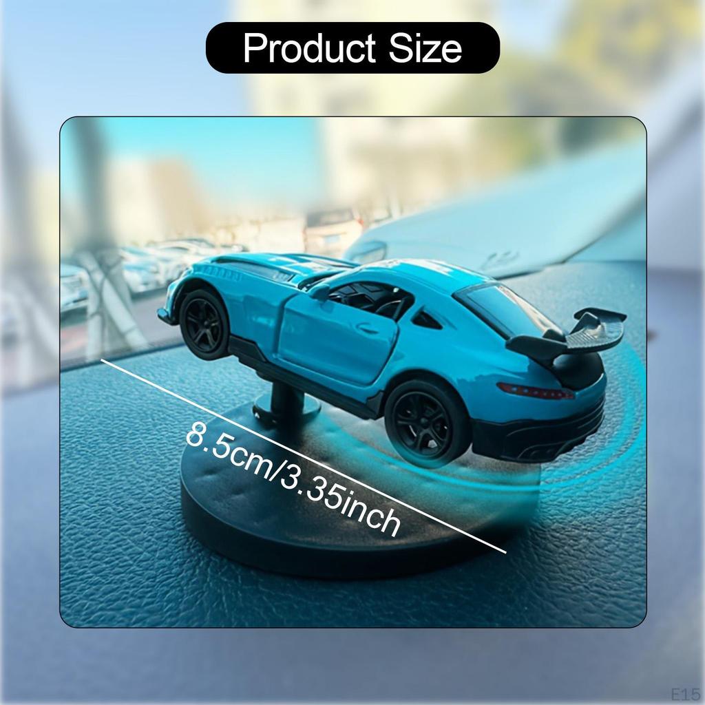 1/64 Dynamic Vehicle Car Model Center Decoration Turning And Tracking Universal Auto Accessories