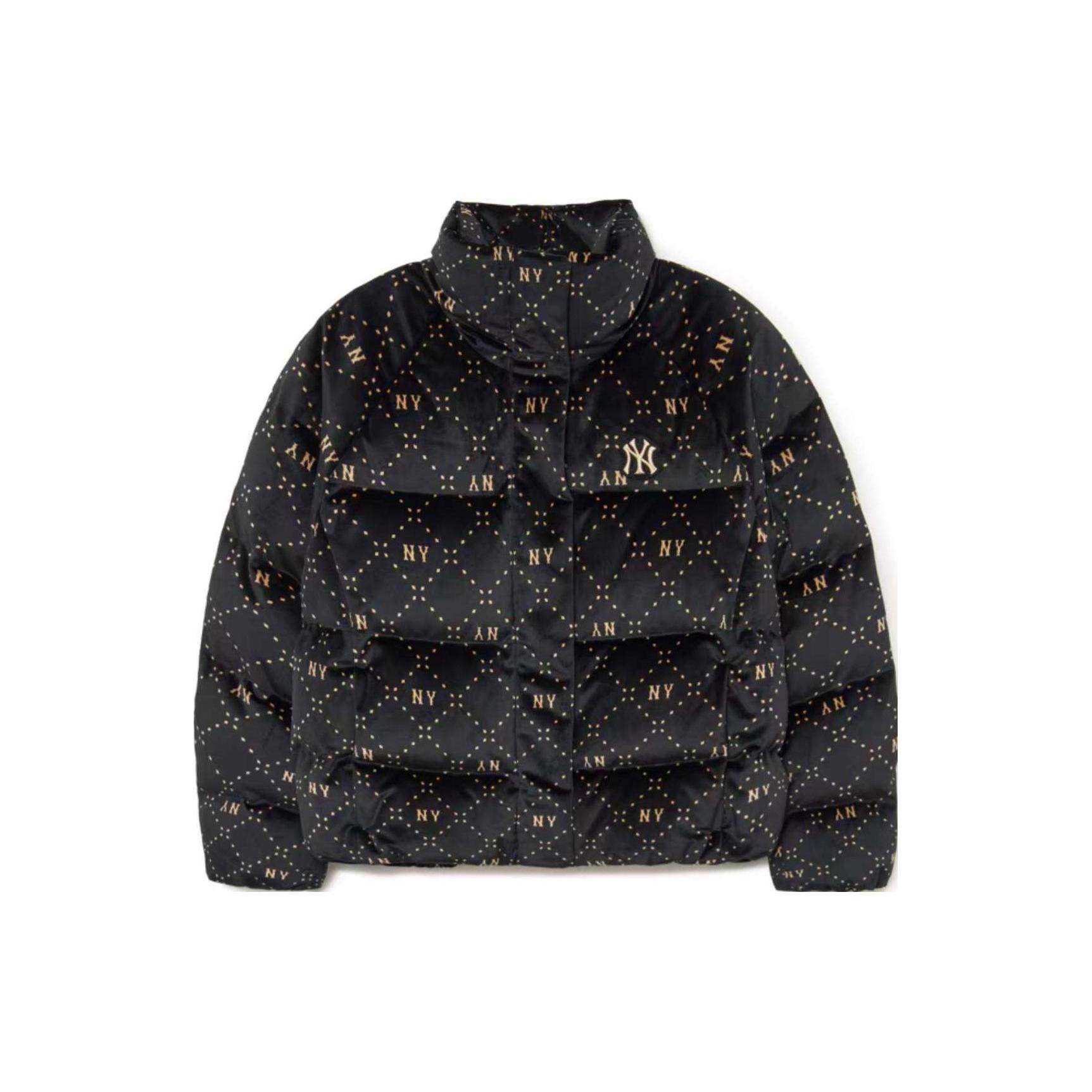 

New MLB MONOGRAM Reading Collection Down Jackets Unisex Black 3FDJM0136-50BKS M