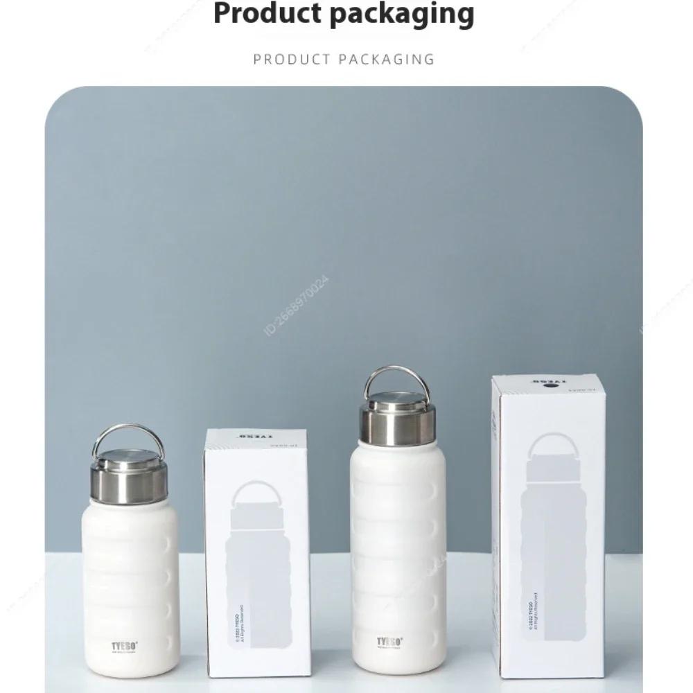 Tyeso Double Stainless Steel Thermos Mug Portable Sport Vacuum Flask Large Capacity Thermal Water Bottle Tumbler Drinks Cup