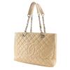 CHANEL Grand shopping tote Tote Bag A50995 GST Matelasse Chain Tote beige Caviar skin Women Used