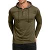 Men's Hooded Shirt Loose Fit Casual Long Sleeve for Outdoor Fall Winter