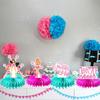 Birthday Themed Cheerleading Party Desktop Paper Honeycomb Decoration Ornament