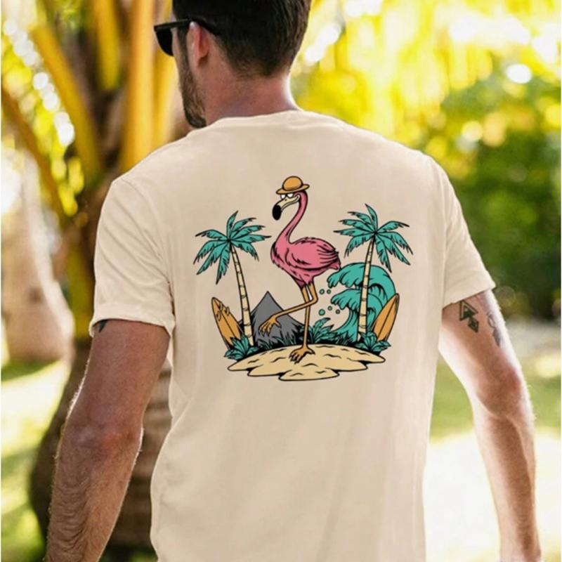 New Summer Men's Fashion T-shirt Printed Men's T-shirt Top