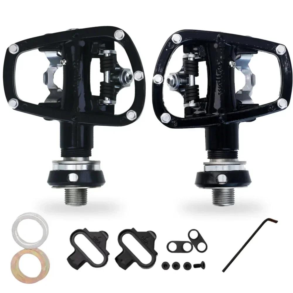 

Wellgo Pedal Quick Release Device R120B QRD QRD3 Mountain Bike Road Pedal MTB Bearing Cleats Self-locking Ultralight Pedals QRD3 black