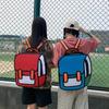 Mochila de Anime Manga 2D con diseño estereoscópico 3D: bolso de hombro doble de gran capacidad para fans del cosplay y otakus.