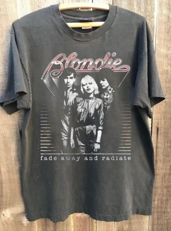 Blondie Fade Away and Radiate TShirt 2025 Charcoal Graphic tee NH24907 Unisex T-Shirt M