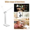 Folding Desk Light Cordless Foldable Tabletop LED Lamp Double Light Source 3 Lighting Modes Rechargeable Bedside Light For
