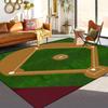 Green Grass Design Area Mat - 1pc, Thick Felt Polyester, Machine Washable, Ideal for Living Room, Bedroom, Hallway, Outdoor Spac