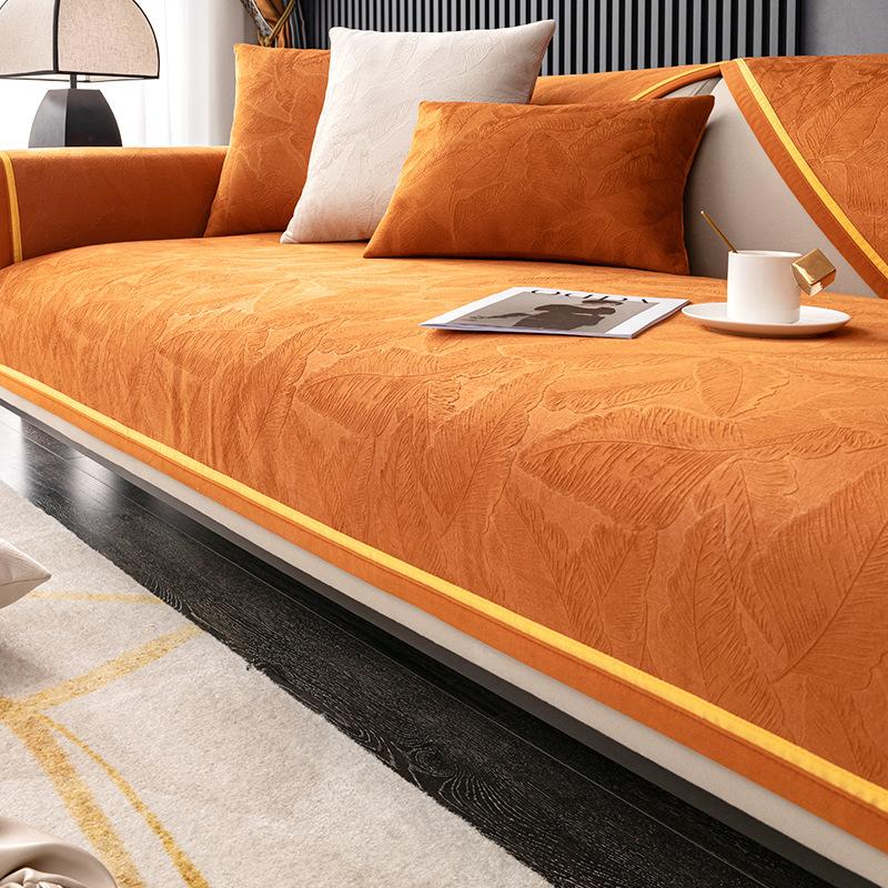 

High-End Light Luxury Sofa Cushion, Non-Slip, High-End Sofa Cover, All-Inclusive, Nordic Simple Seat Cushion Cover, Universal In All Seasons 70*70cm