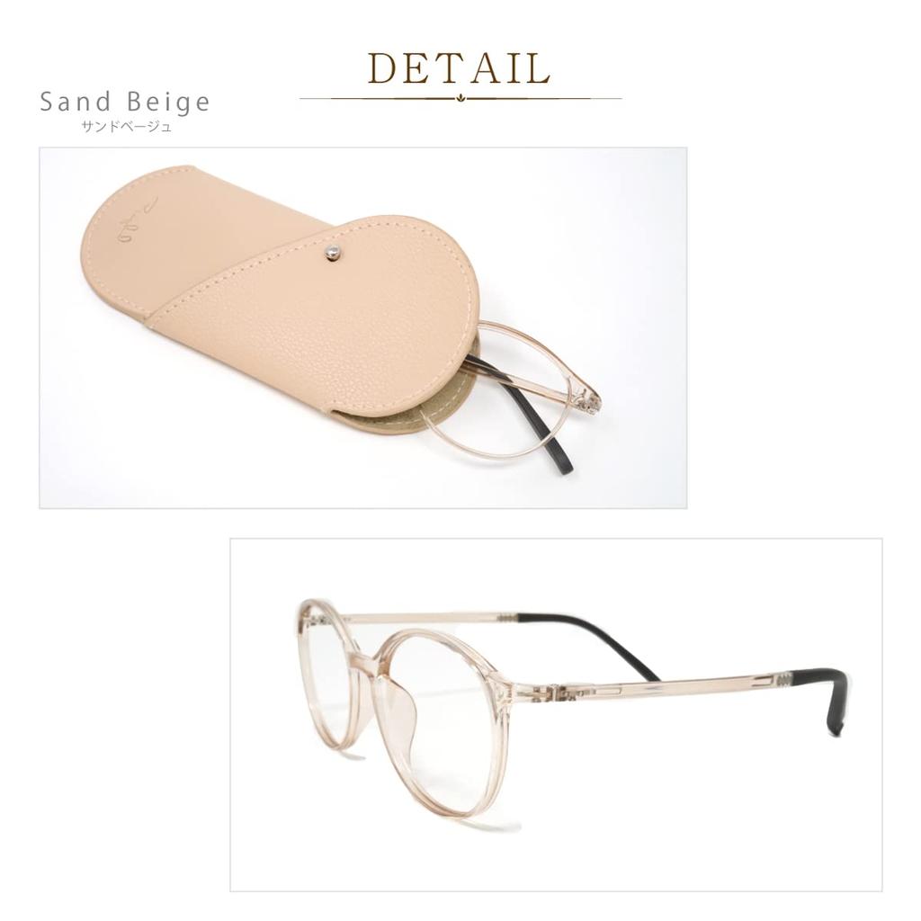 Bigrad BG4007BE Stylish Reading Glasses with Classic Boston Blue Light Filtering Lenses Case, Style, Ultra-Lightweight Frame, (+1.5 Power)