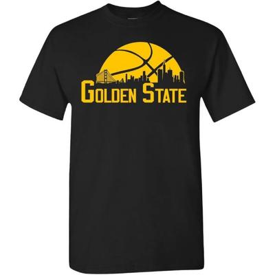 Xtreme Apparrel Team Cityscape Skyline Men's T-Shirt for Basketball Fans