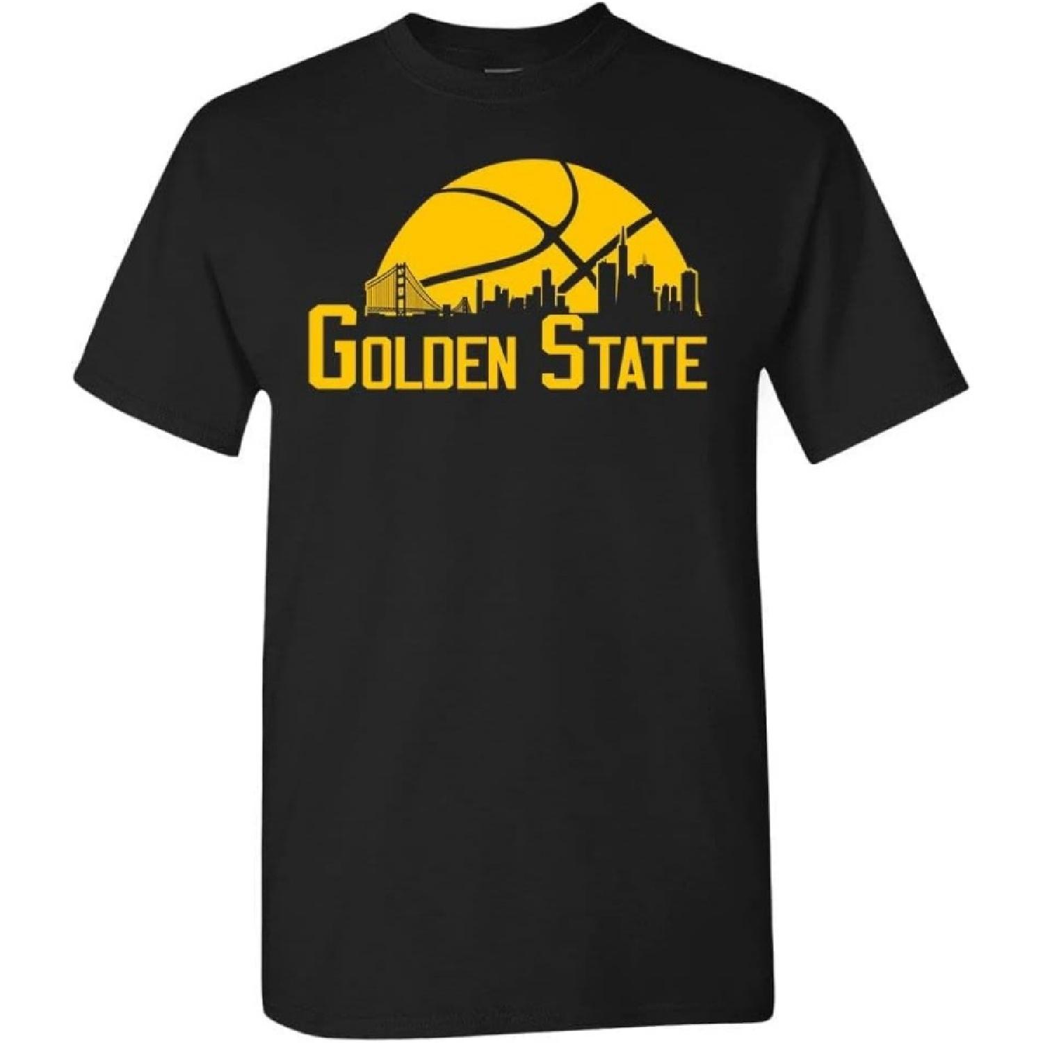 Xtreme Apparrel Team Cityscape Skyline Men s T-Shirt for Basketball Fans S