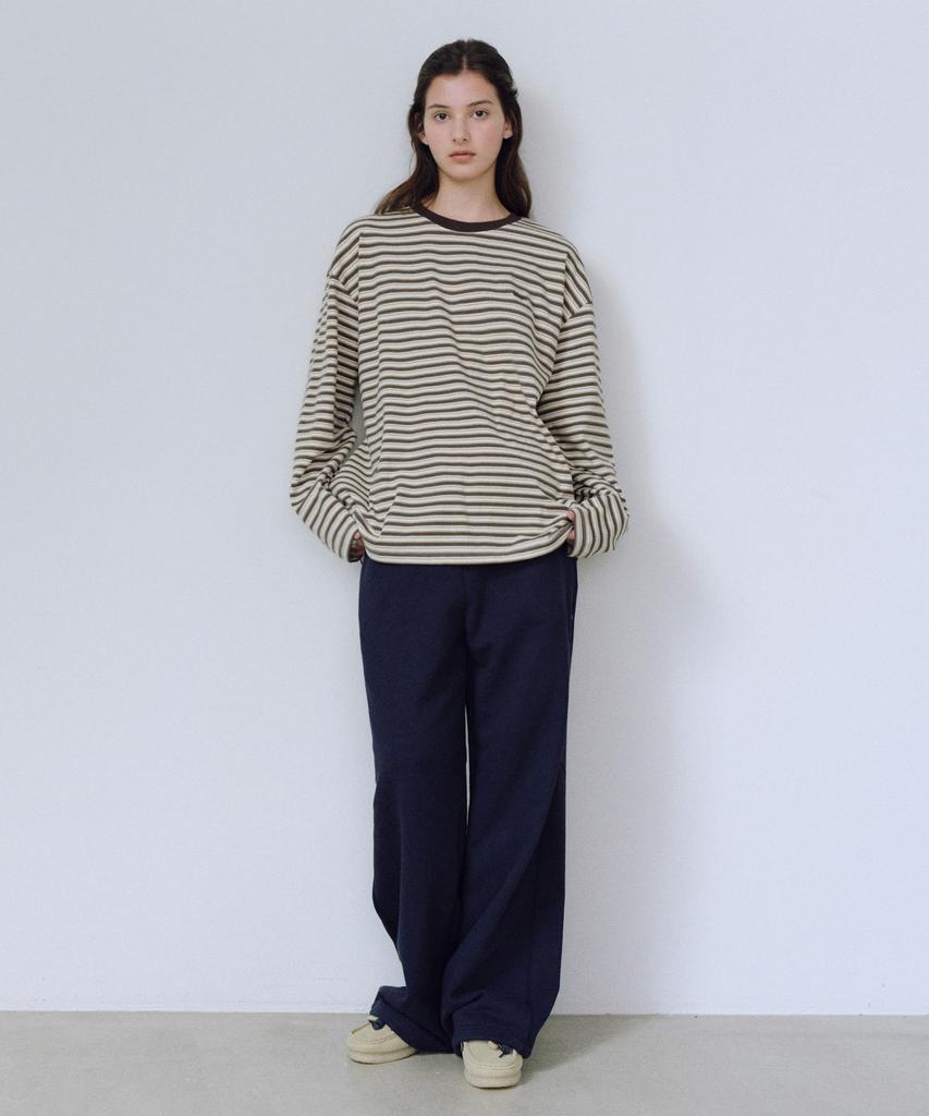 Yulago Multi Stripe Overfit T-Shirt